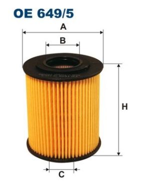 FILTRON OE649/5 - МАСЛЕН ФИЛТЪР