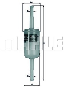 KNECHT KL 15 OF - ГОРИВЕН ФИЛТЪР