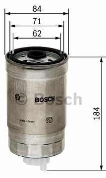 BOSCH 1 457 434 187 - ГОРИВЕН ФИЛТЪР
