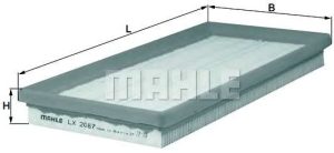 KNECHT LX 2087 - ВЪЗДУШЕН ФИЛТЪР