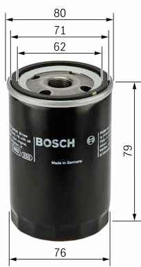 BOSCH 0 451 103 297 - МАСЛЕН ФИЛТЪР