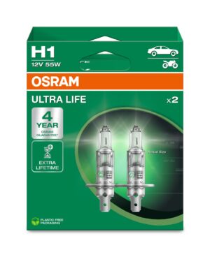 OSRAM H1 12V 55W ULTRA LIFE КОМПЛЕКТ