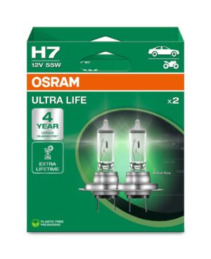 OSRAM H7 12V 55W ULTRA LIFE КОМПЛЕКТ