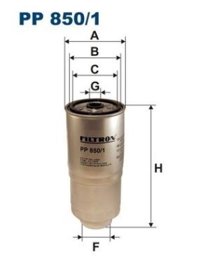 FILTRON PP850/1 - ГОРИВЕН ФИЛТЪР
