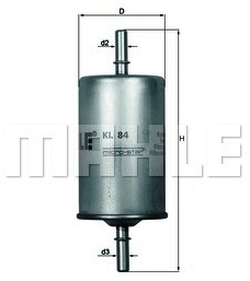 KNECHT KL 84 - ГОРИВЕН ФИЛТЪР