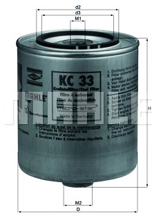 KNECHT KC 33 - ГОРИВЕН ФИЛТЪР