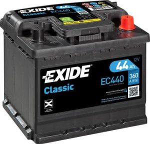 EXIDE EXCELL 44AH 360A R+