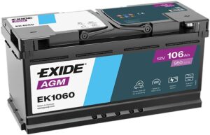 EXIDE AGM 106AH 950A R+