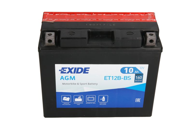 YT12B-BS EXIDE