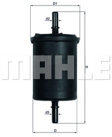 KNECHT KL 248 - ГОРИВЕН ФИЛТЪР