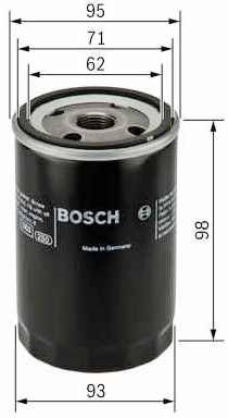 BOSCH 0 986 452 024 - МАСЛЕН ФИЛТЪР