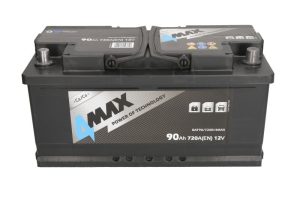 4MAX 90AH 720A R+