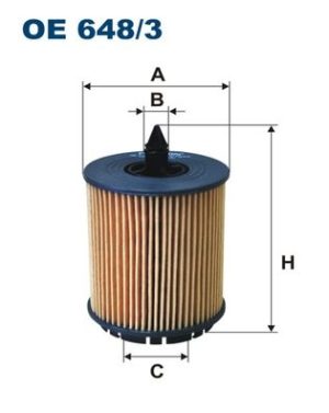FILTRON OE648/3 - МАСЛЕН ФИЛТЪР