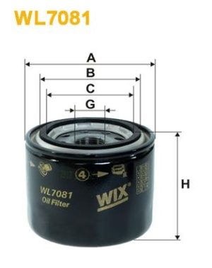 WIX WL7081 - МАСЛЕН ФИЛТЪР