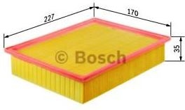 BOSCH 1 457 433 274 - ВЪЗДУШЕН ФИЛТЪР