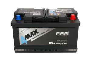 4MAX 85AH 850A R+