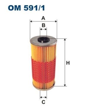 FILTRON OM591/1 - МАСЛЕН ФИЛТЪР