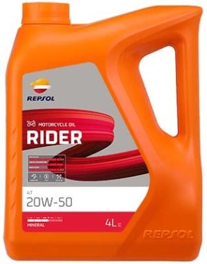 REPSOL RIDER 4T 20W-50 - 4 ЛИТРА