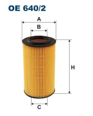 FILTRON OE640/2 - МАСЛЕН ФИЛТЪР