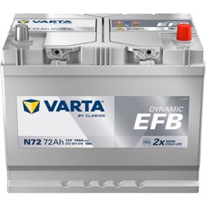 VARTA DYNAMIC EFB 72AH 760A R+ ASIA