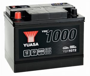 YUASA YBX1000 CaCa 72AH 600A 12V L+