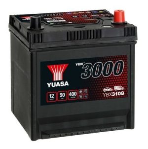 YUASA YBX3000 SMF 50AH 400A 12V R+