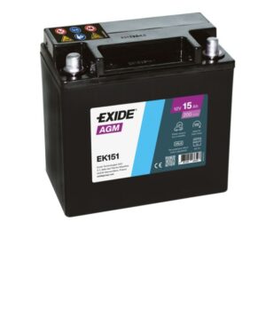 EXIDE AGM 15AH 200A L+